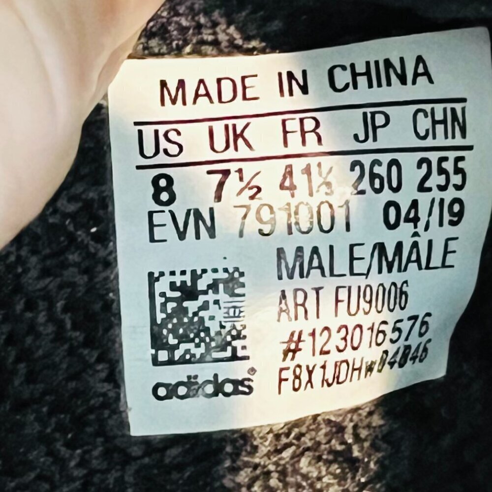 Authentic Adidas Yeezy Boost 350 V2 'Black Reflective' Size 8 - Picture 13 of 15